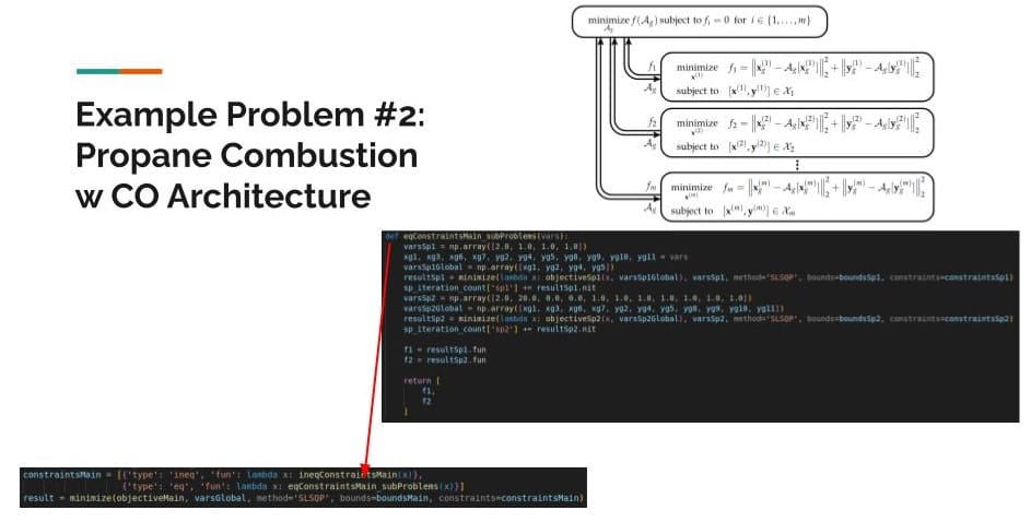 Example Problem 2 Propane Combustion w CO_MDO Architectures_Peter Hacker (18)