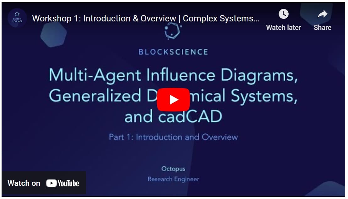 Video Thumbnail for Workshop Series exploring complex systems modeling with Multi-Agent Influence Diangrams, Generalized