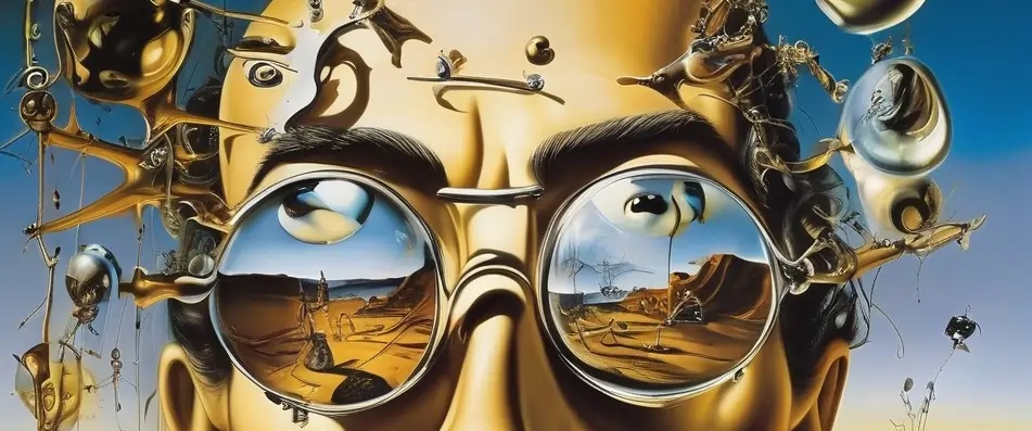 Man with mirror lens glasses to depecit a systems engineers perspective on AI Agents