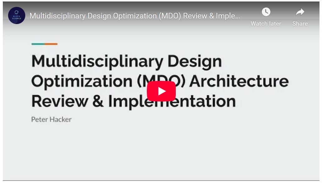 Solving Coordination Challenges with Multidisciplinary Design Optimization (MDO)